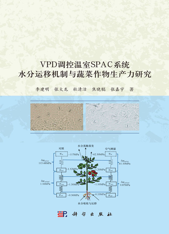 VPD调控温室SPAC系统水分运移机制与蔬菜作物生产力研究