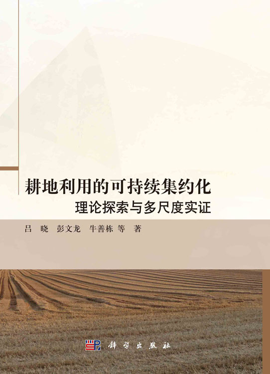 耕地利用的可持续集约化：理论探索与多尺度实证