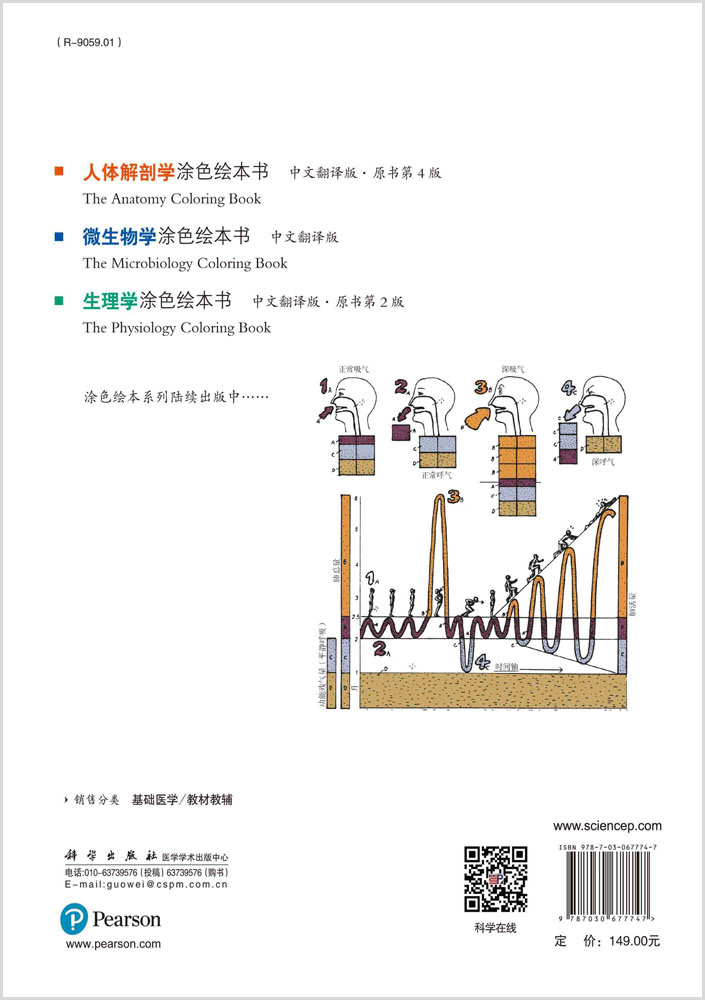 生理学涂色绘本书：原书第2版