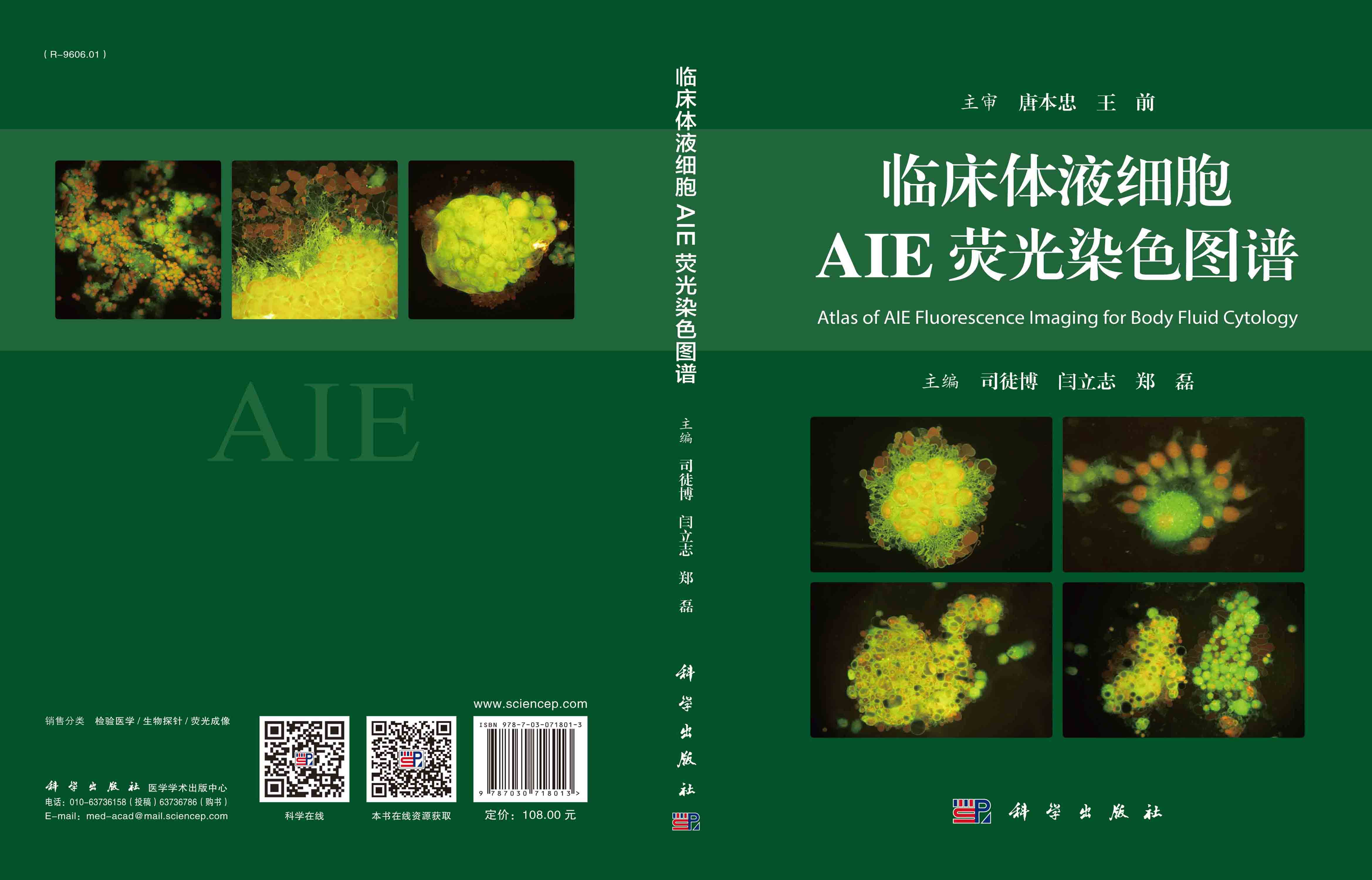 临床体液细胞AIE荧光染色图谱