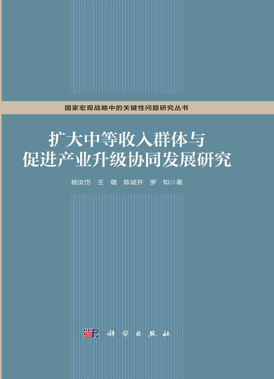 扩大中等收入群体与促进产业升级协同发展研究