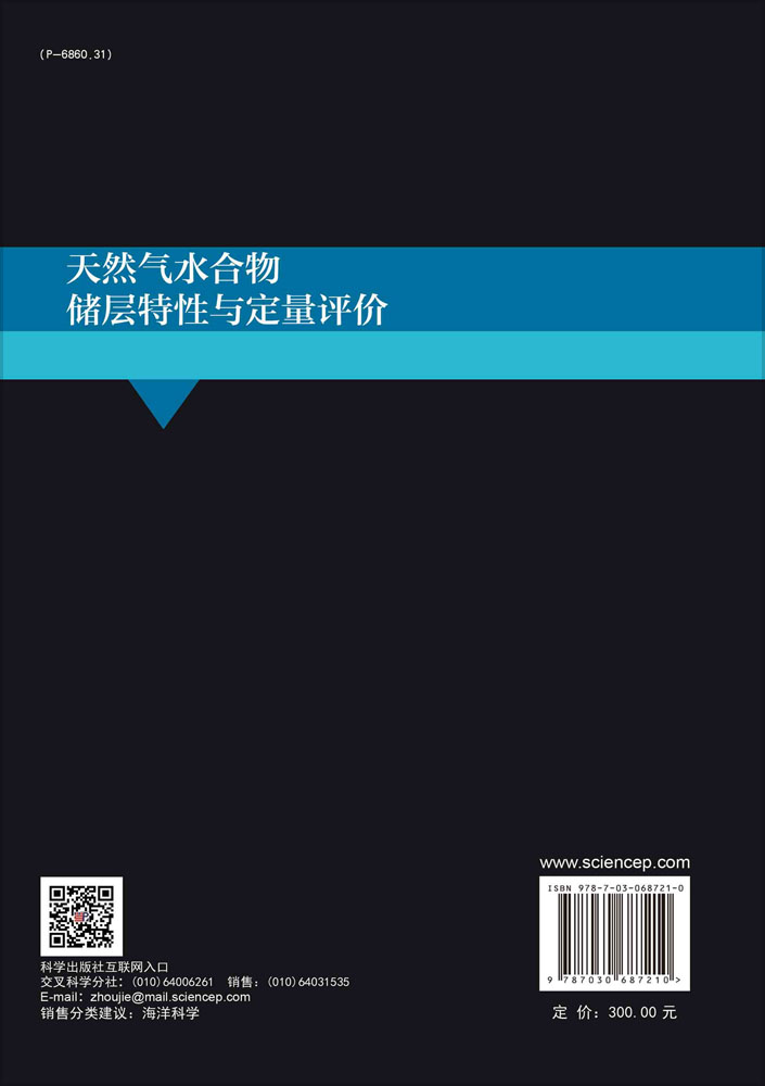 天然气水合物储层特性与定量评价