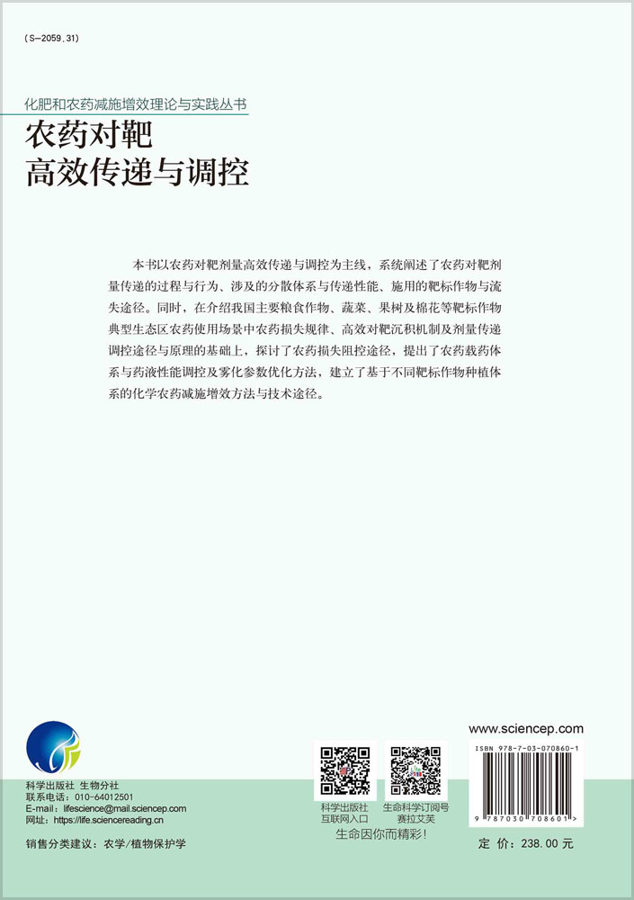 农药对靶高效传递与调控