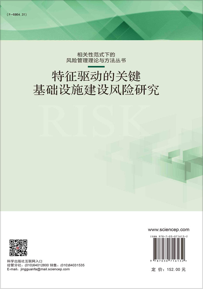 特征驱动的关键基础设施建设风险研究