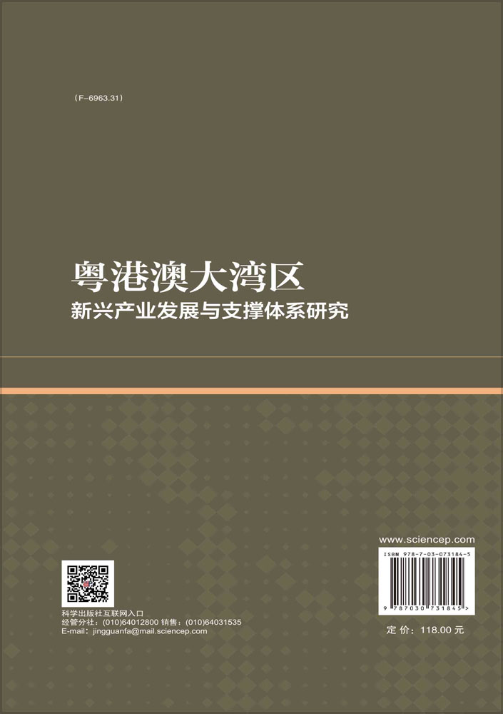 粤港澳大湾区新兴产业发展与支撑体系研究