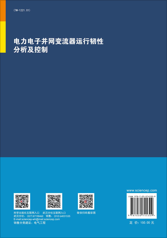 电力电子并网变流器运行韧性分析及控制