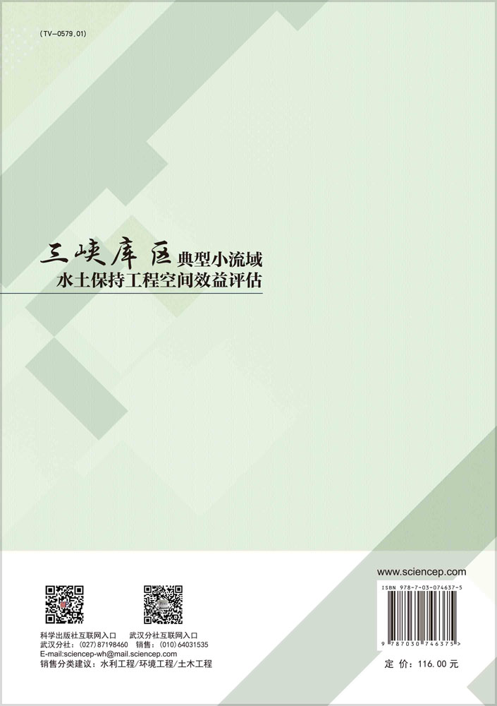 三峡库区典型小流域水土保持工程空间效益评估