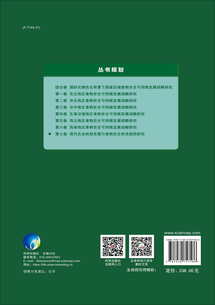 现代农业转型发展与食物安全供求趋势研究