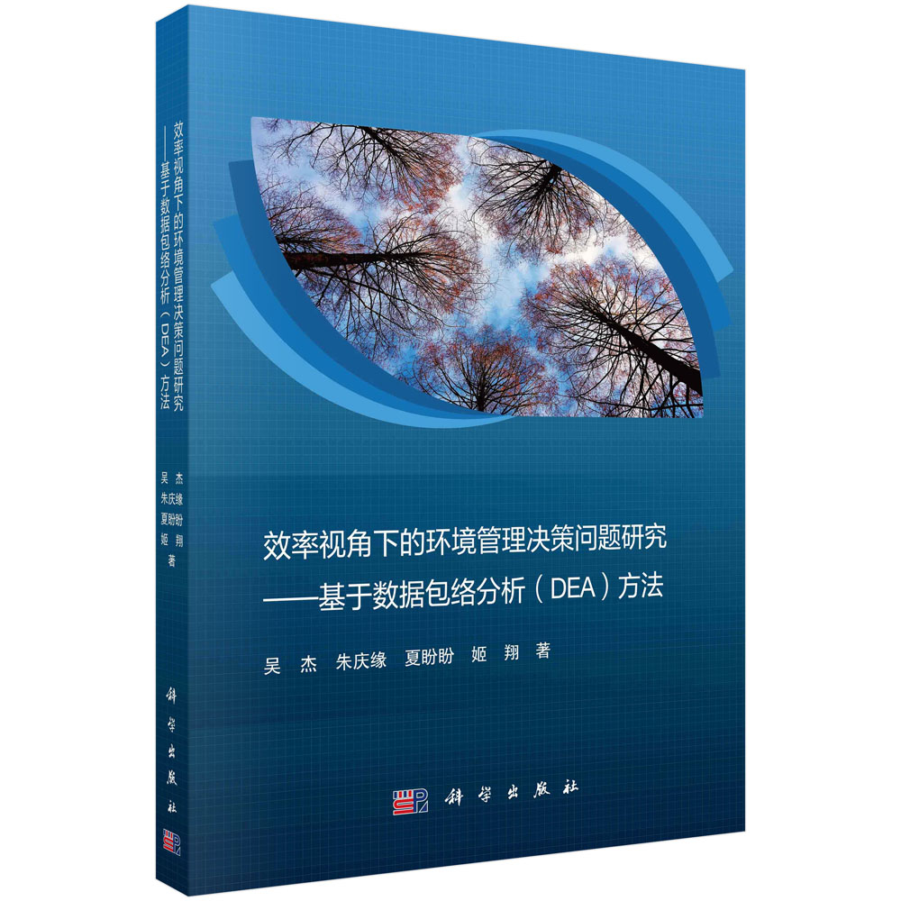 效率视角下的环境管理决策问题研究：基于数据包络分析（DEA）方法