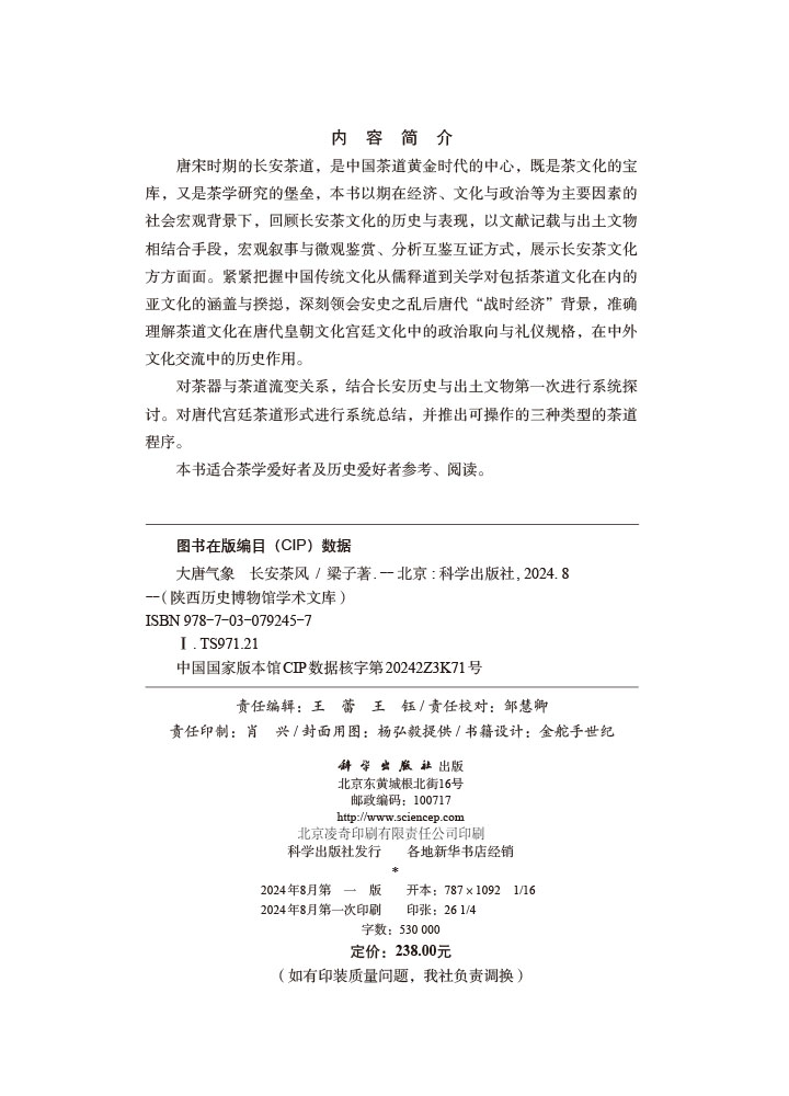 大唐气象长安茶风
