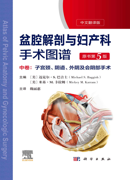 盆腔解剖与妇产科手术图谱 中卷 （中文翻译版，原书第5版）