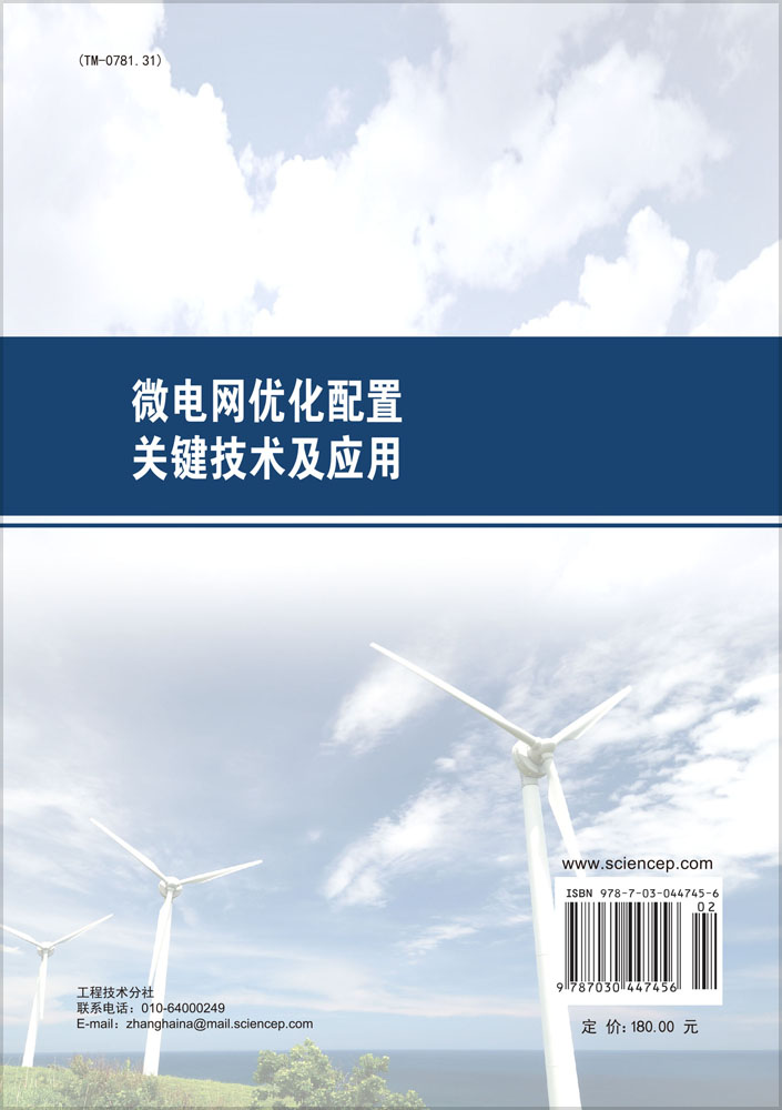 微电网优化配置关键技术及应用
