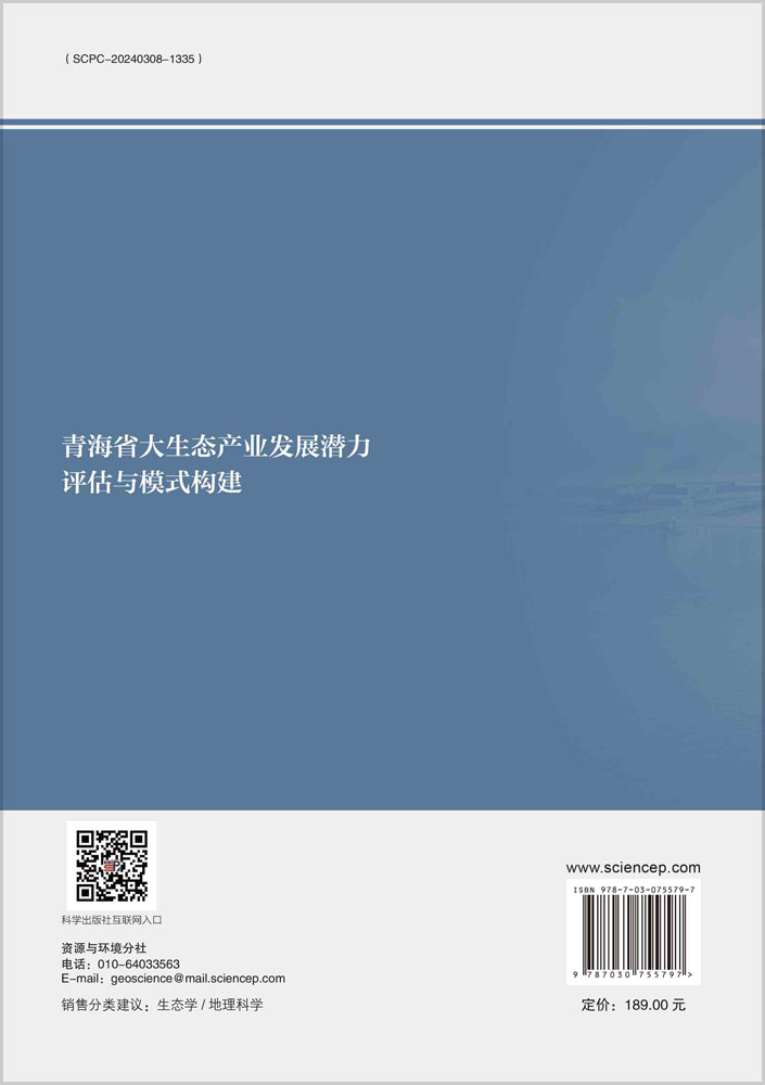 青海省大生态产业发展潜力评估与模式构建