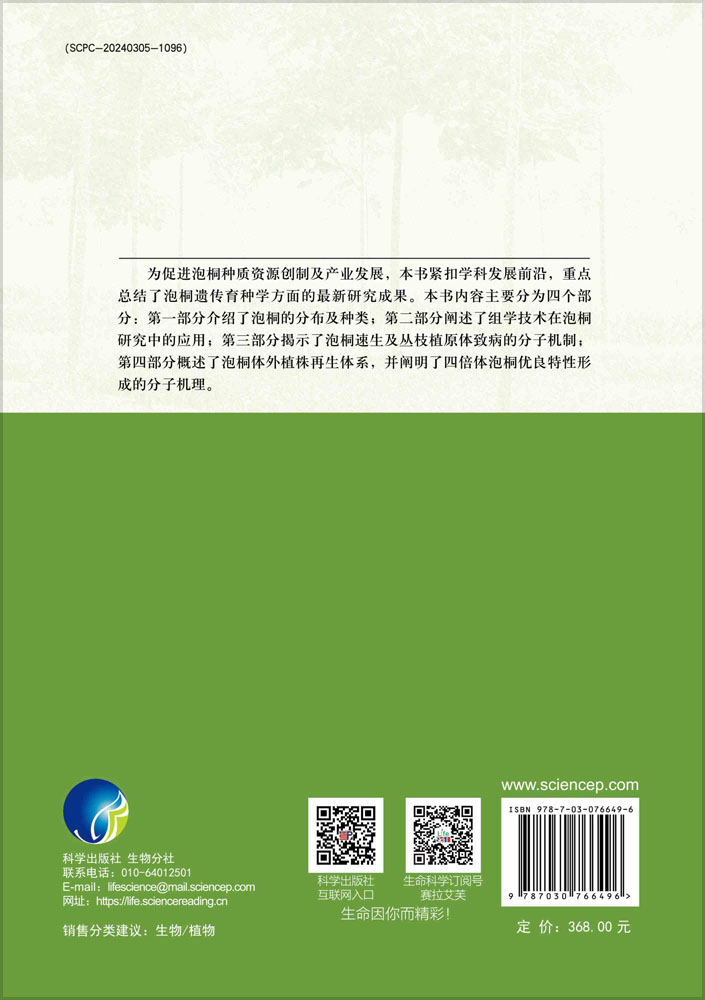 现代泡桐遗传育种学