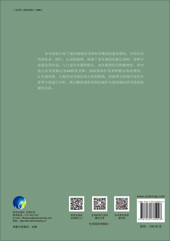 南四湖地区鸟类科学考察
