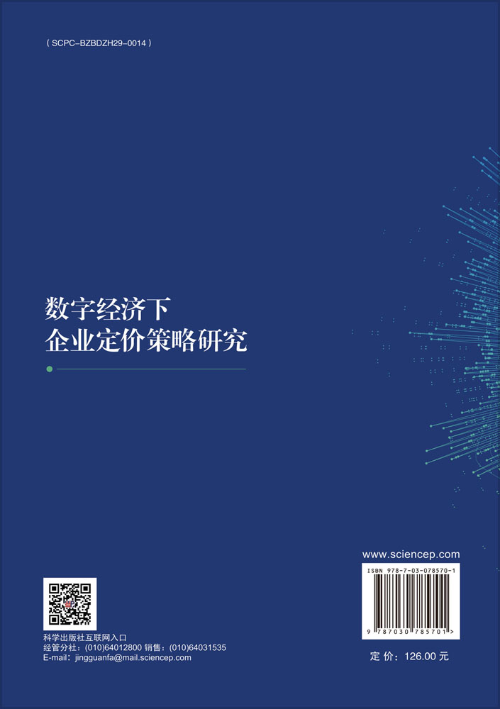 数字经济下企业定价策略研究