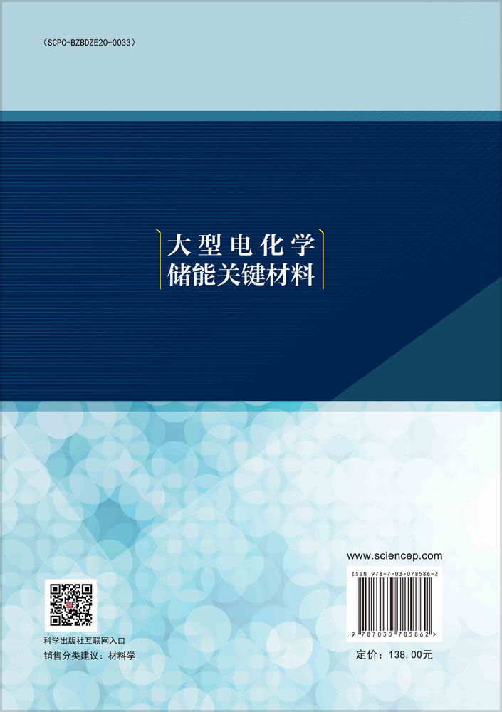 大型电化学储能关键材料