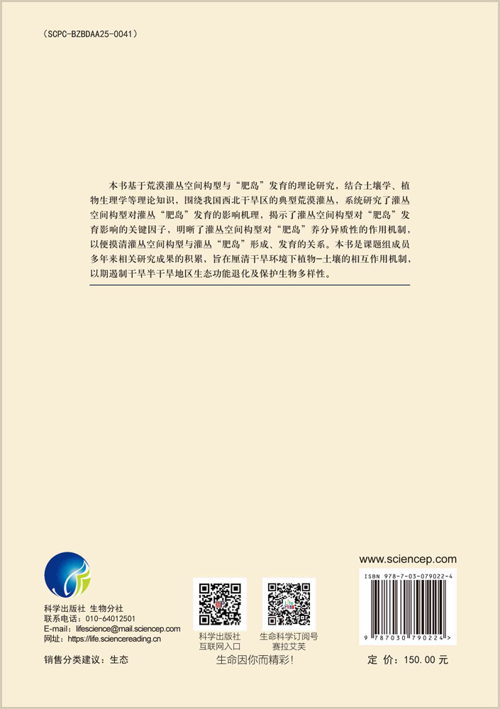 荒漠灌丛空间构型与“肥岛”发育