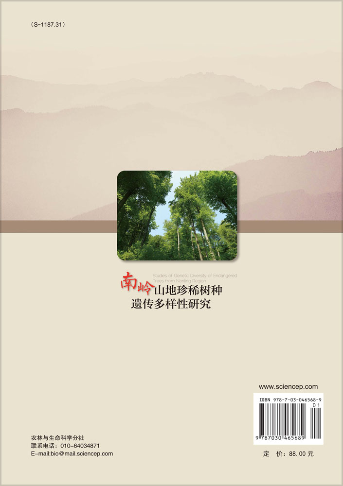 南岭山地珍稀树种遗传多样性研究