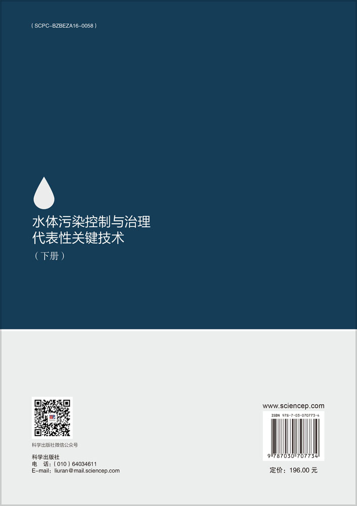 水体污染控制与治理代表性关键技术（下册）
