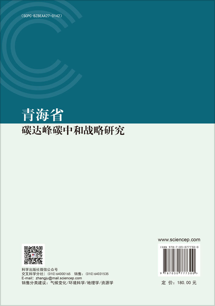 青海省碳达峰碳中和战略研究