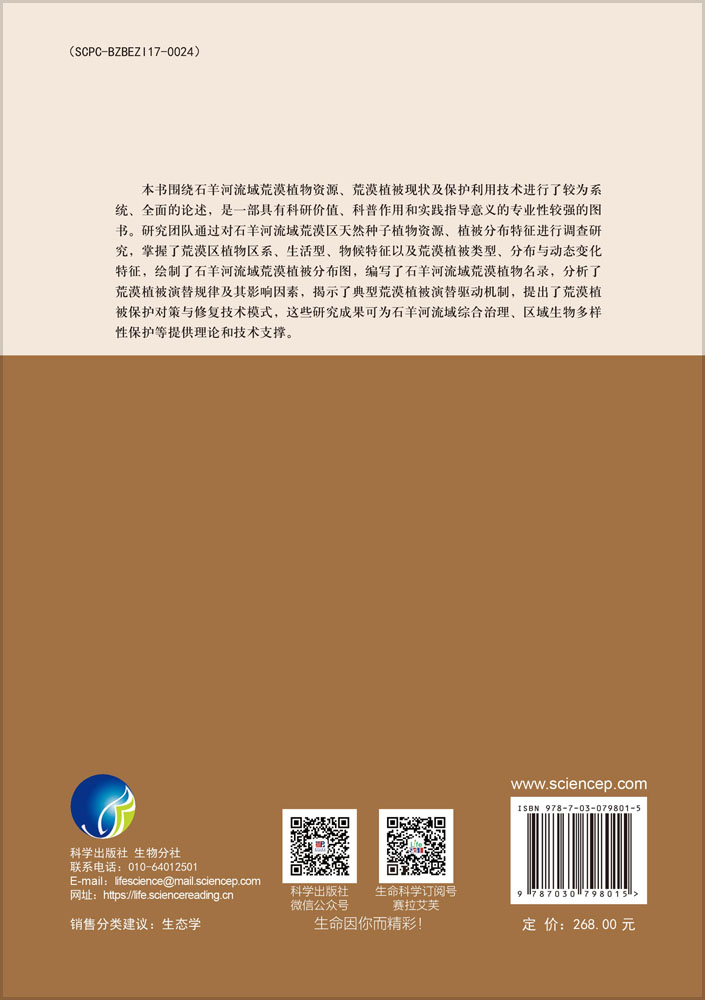石羊河流域荒漠植被研究