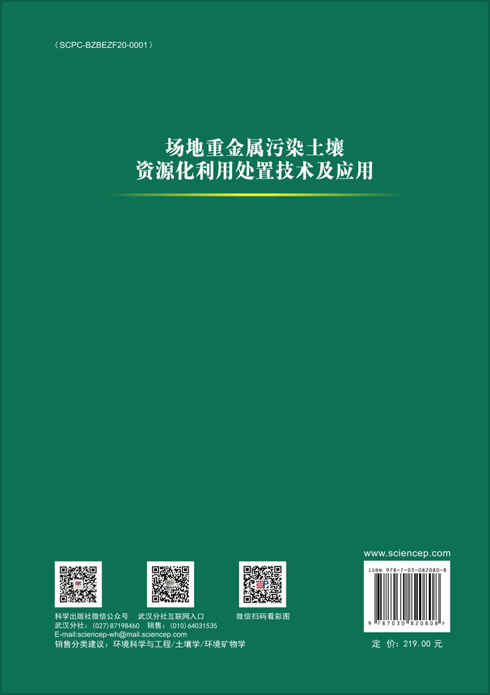 场地重金属污染土壤资源化利用处置技术及应用