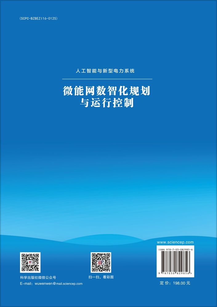 微能网数智化规划与运行控制