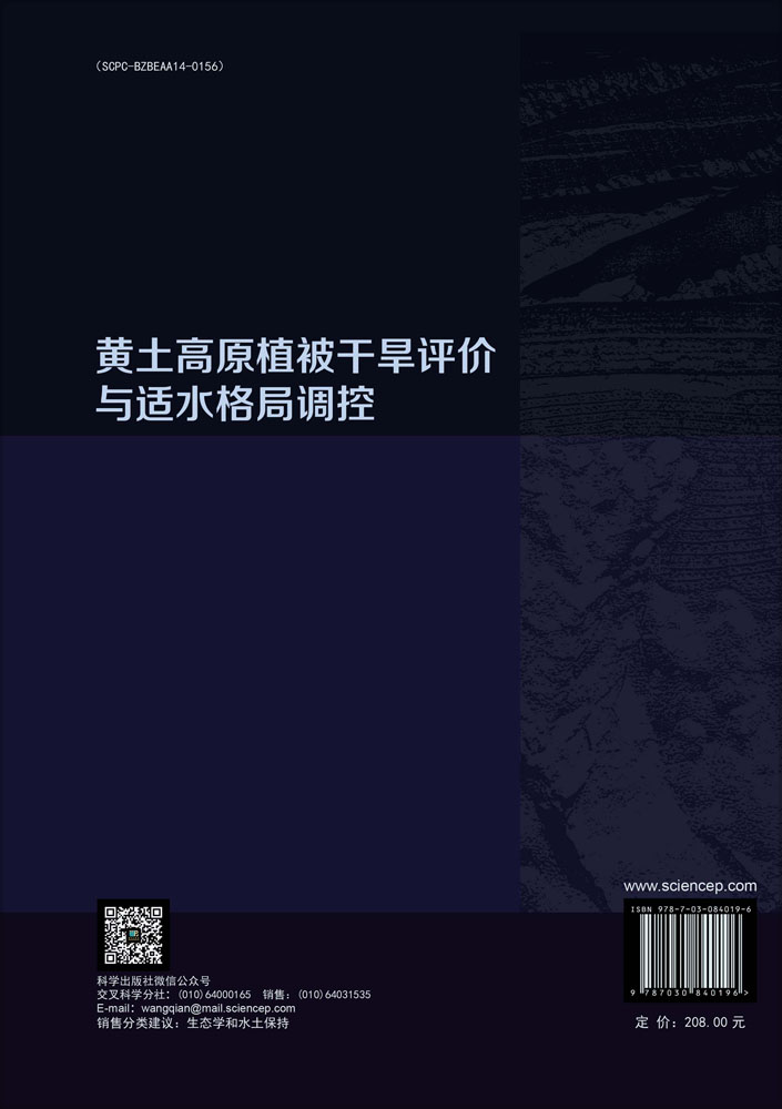 黄土高原植被干旱评价与适水格局调控