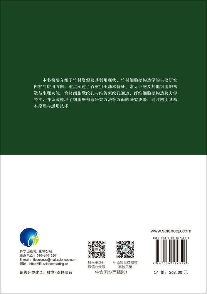 竹材细胞壁构造学