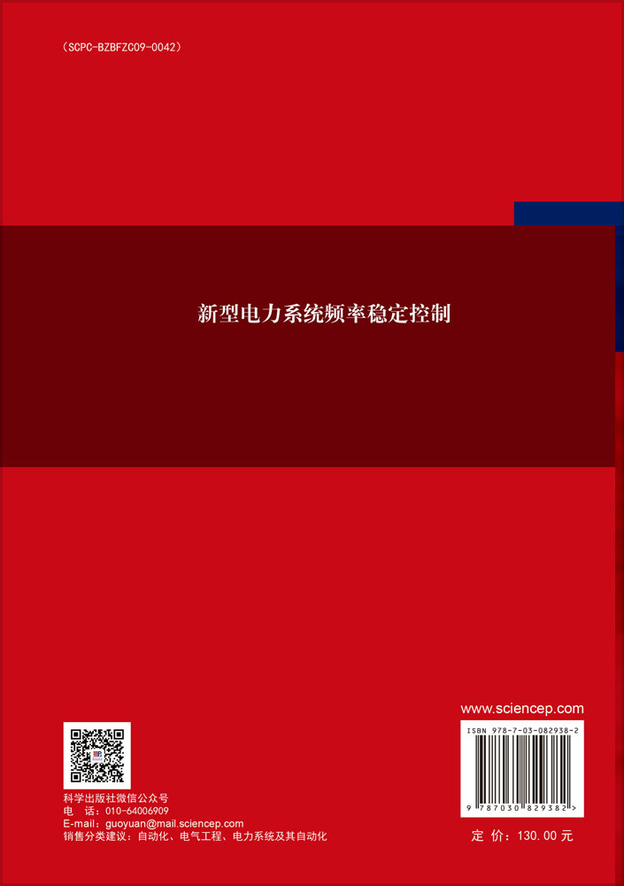 新型电力系统频率稳定控制