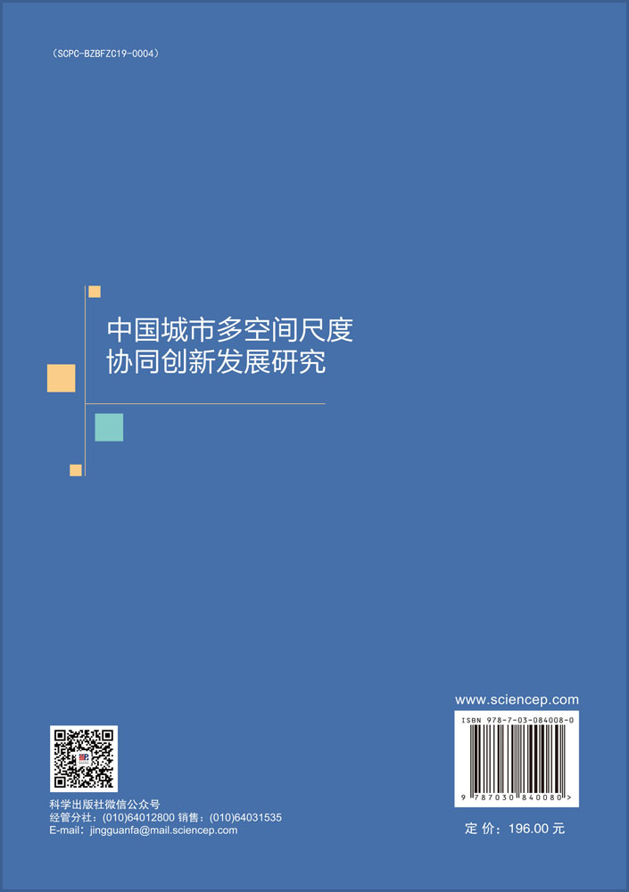 中国城市多空间尺度协同创新发展研究