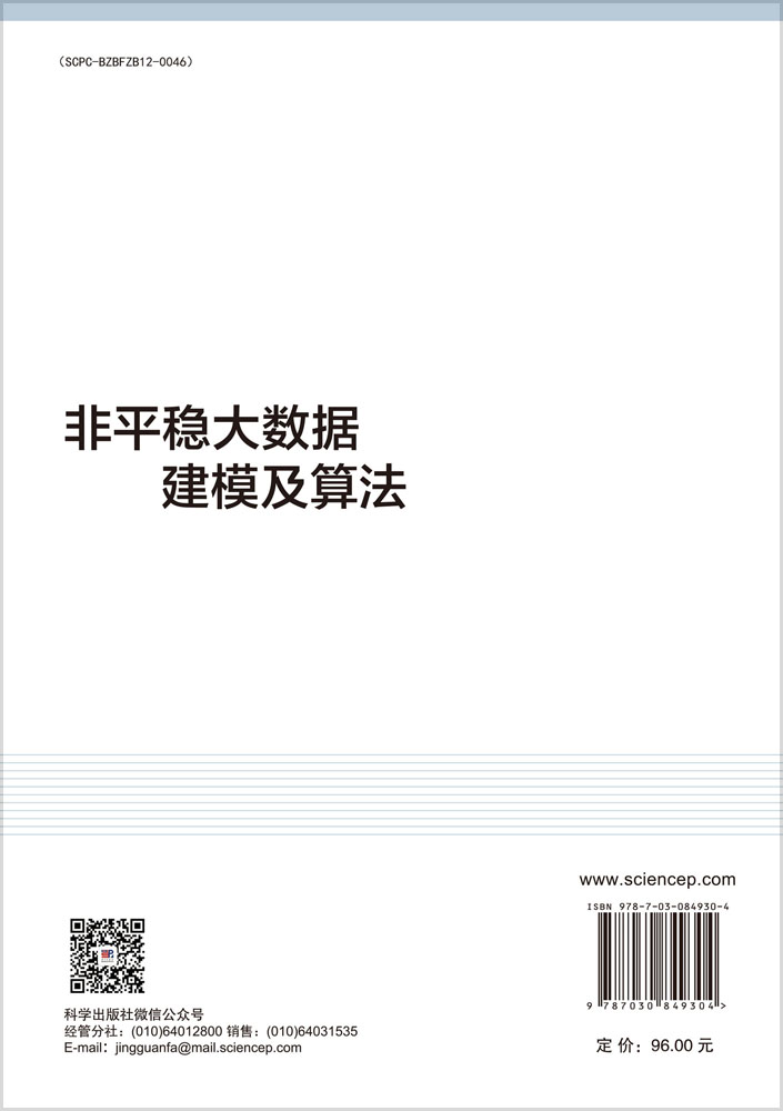 非平稳大数据建模及算法