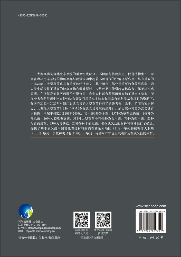 浙江武义大型真菌