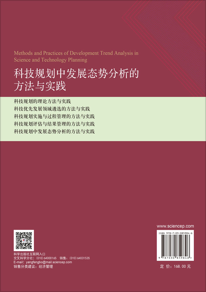 科技规划中发展态势分析的方法与实践