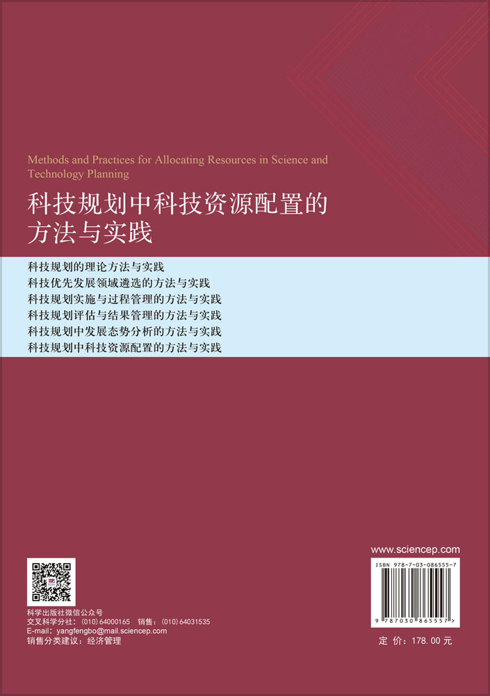 科技规划中科技资源配置的方法与实践