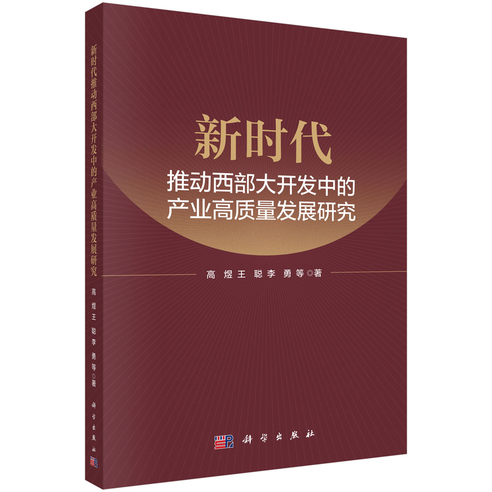 新时代推动西部大开发中的产业高质量发展研究
