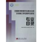 中国科学院研究生院2004年攻读硕士学位专业目录