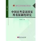 中国自然资源国家所有权制度研究
